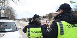 Акциска сообраќајна контрола, 54 санкции за брзо возење, тројца возеле со над 70 км на час повеќе од дозволено