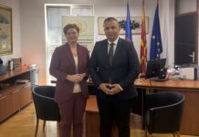 Министерот Ерџан Демир на средба со германската амбасадорка Петра Дрекслер